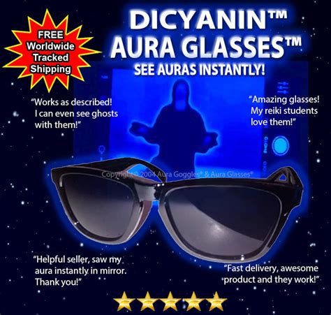 Official DICYANIN AURA GLASSES meditation occult 